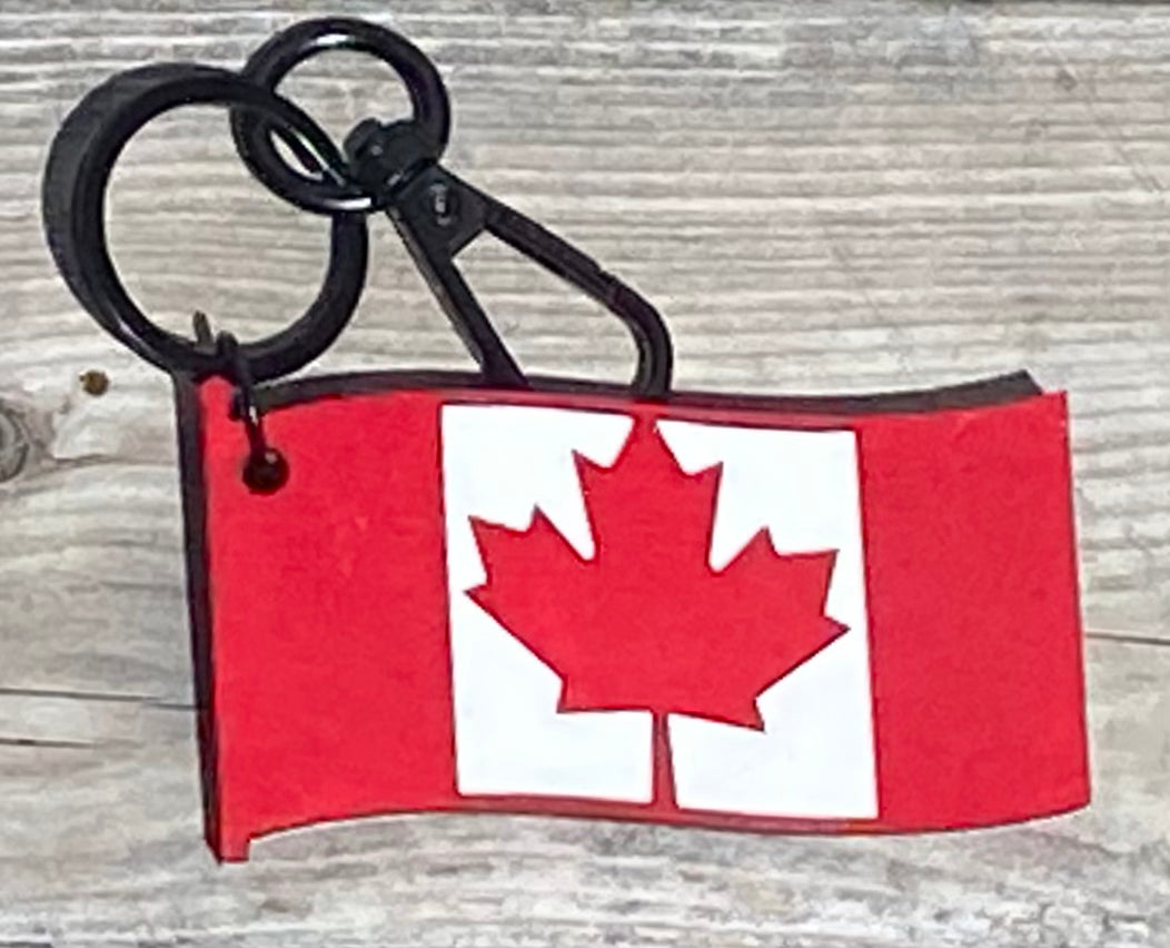 Canadian bag tag