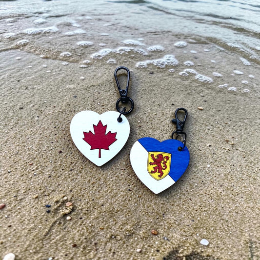 Canadian bag tag/purse charm/keychain