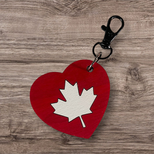 Canadian bag tag/purse charm/keychain