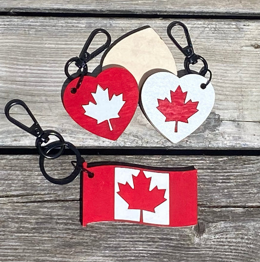 Canadian bag tag