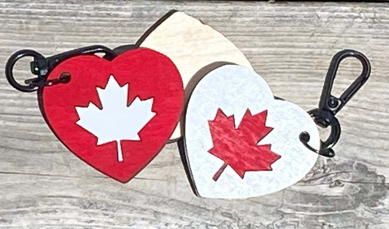 Canadian bag tag